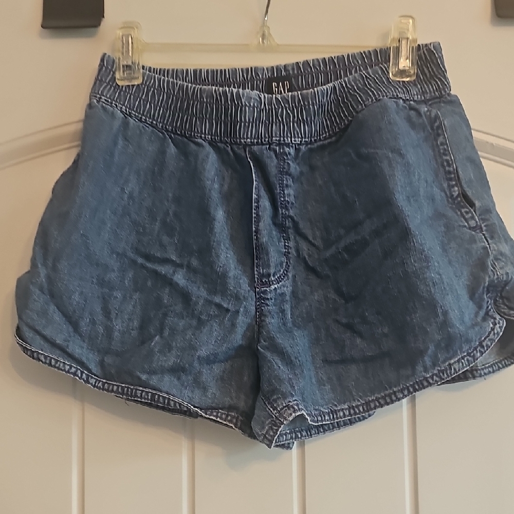 GAP Women's Athletic Blue Shorts